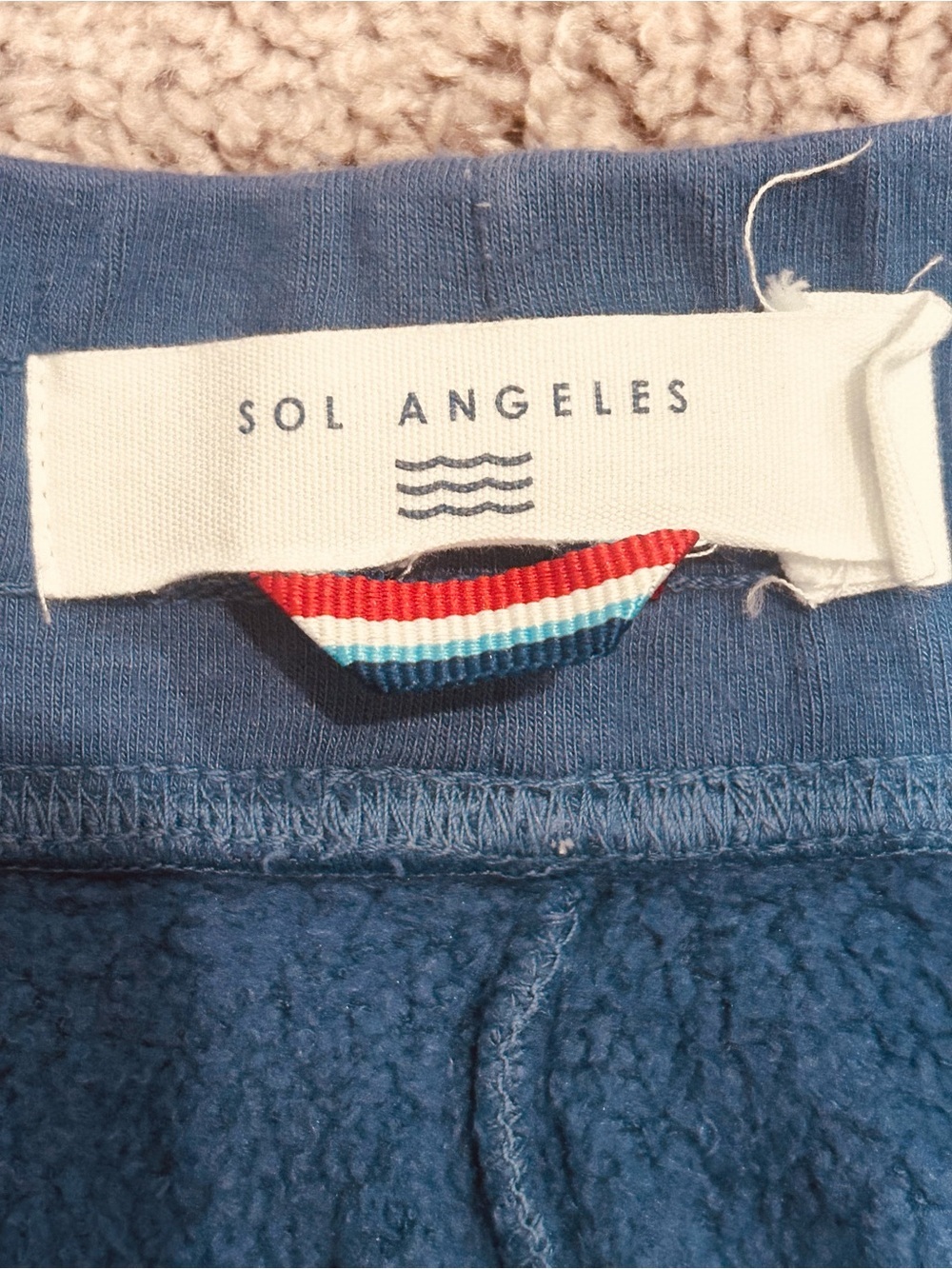 Sol Angeles Navy Casual Drawstring Shorts - Blue Small - Picture 2 of 5